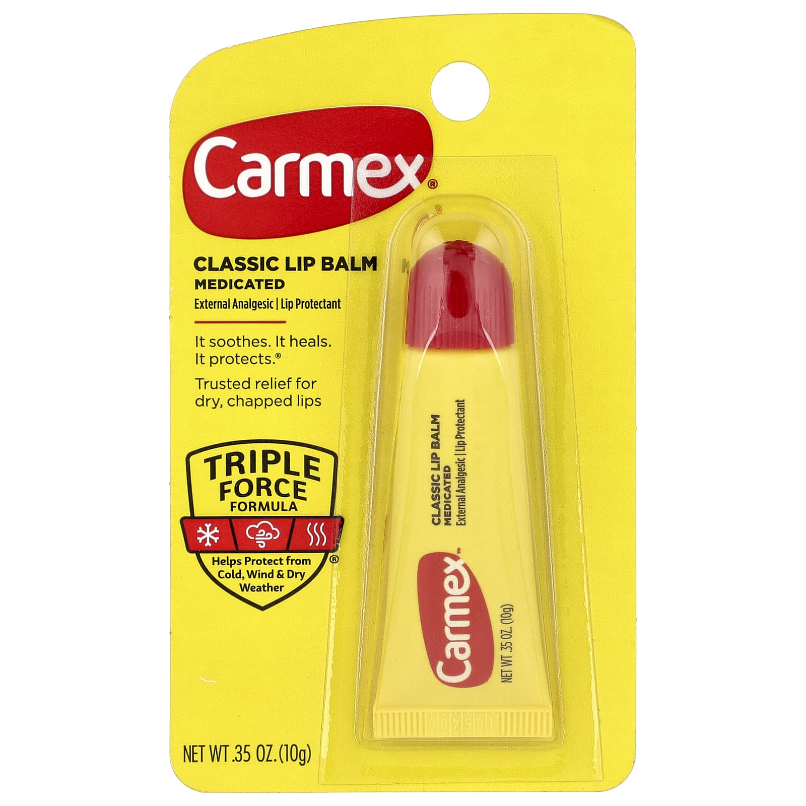 Carmex Medicated Lip Balm for Dry, Chapped Lips Relief - Image 2