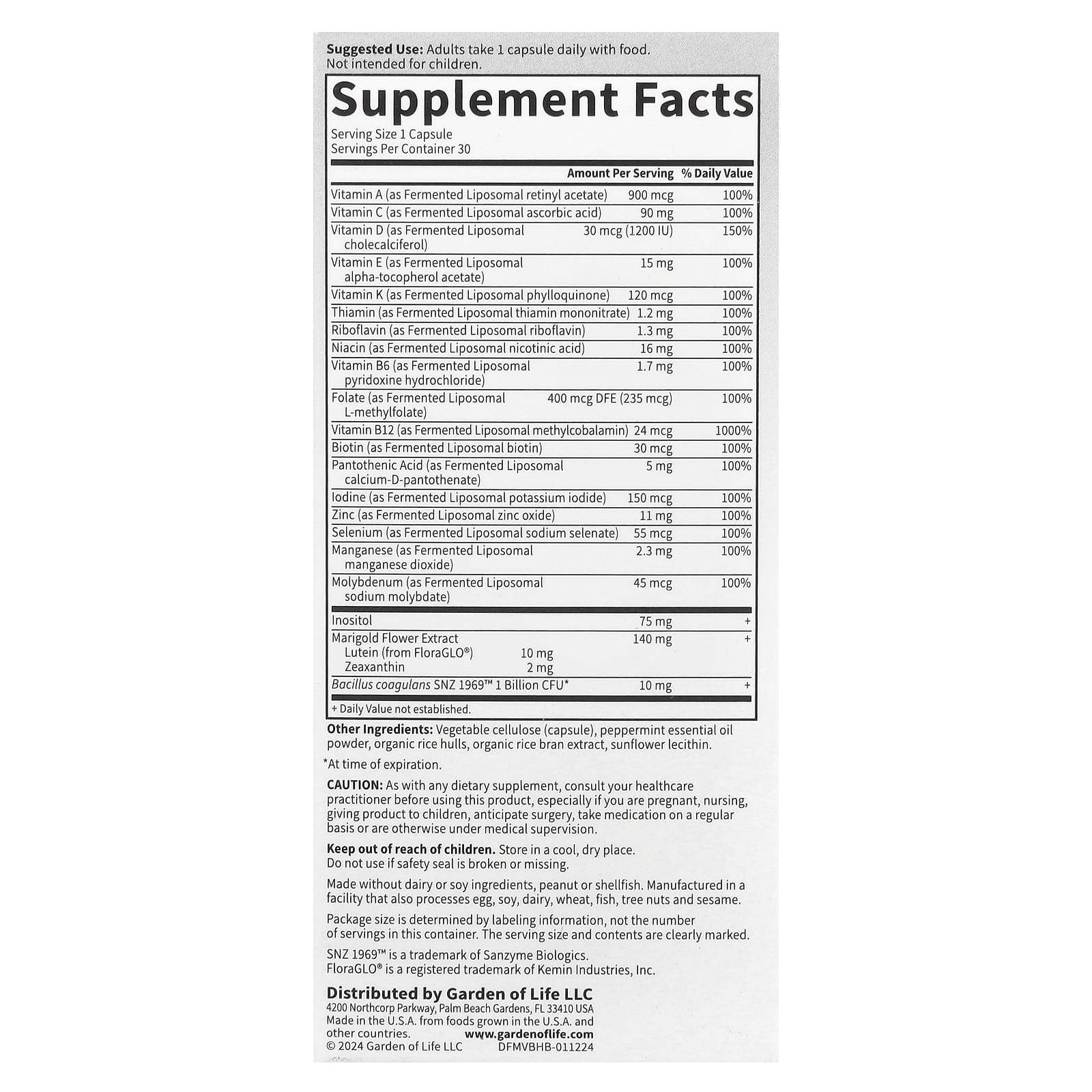 <strong>Garden of Life</strong> Dr. Formulated Multi+ Brain Health Supplement for Optimal Health - Image 2