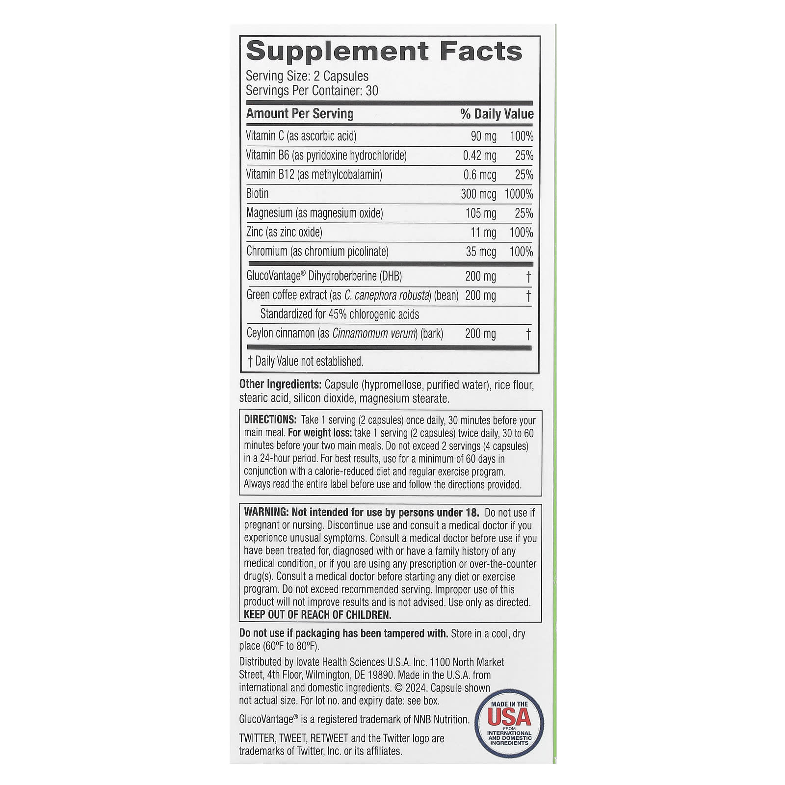 Hydroxycut Pro Clinical Berberine DHB Weight Loss Supplement 60 Capsules - Image 2