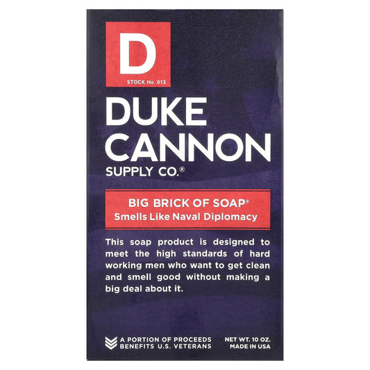 Navy Inspired Bar Soap for Men - 10 oz - Made in USA - Image 1