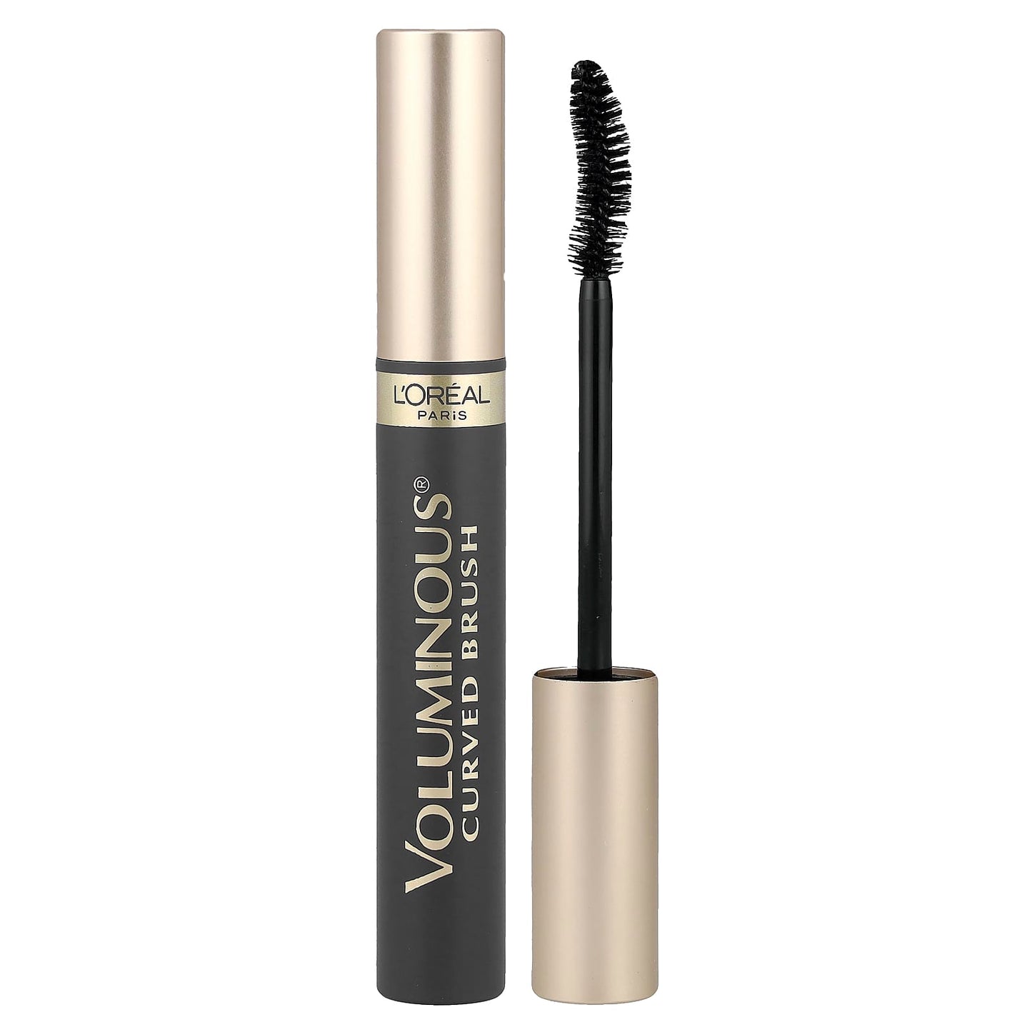 L'Oréal, Voluminous®, Curved Brush Mascara, 340 Black, 0.28 fl oz (8 ml) - Image 1