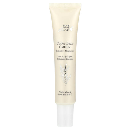100% Pure Restorative Moisturizer, Caffeine & Yerba Mate, 1.4 fl oz - Image 1