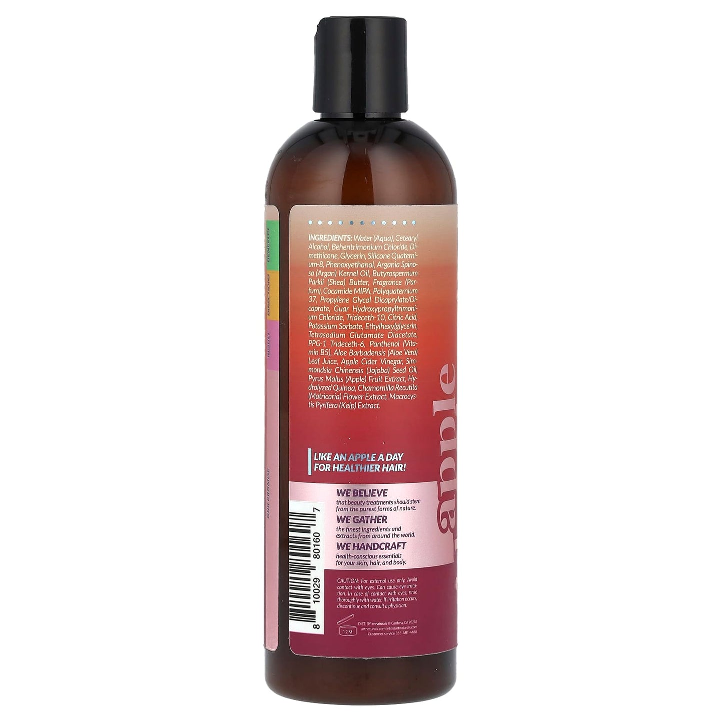 Apple Cider Vinegar Conditioner for Healthy, Hydrated Hair - 355ml - Image 2