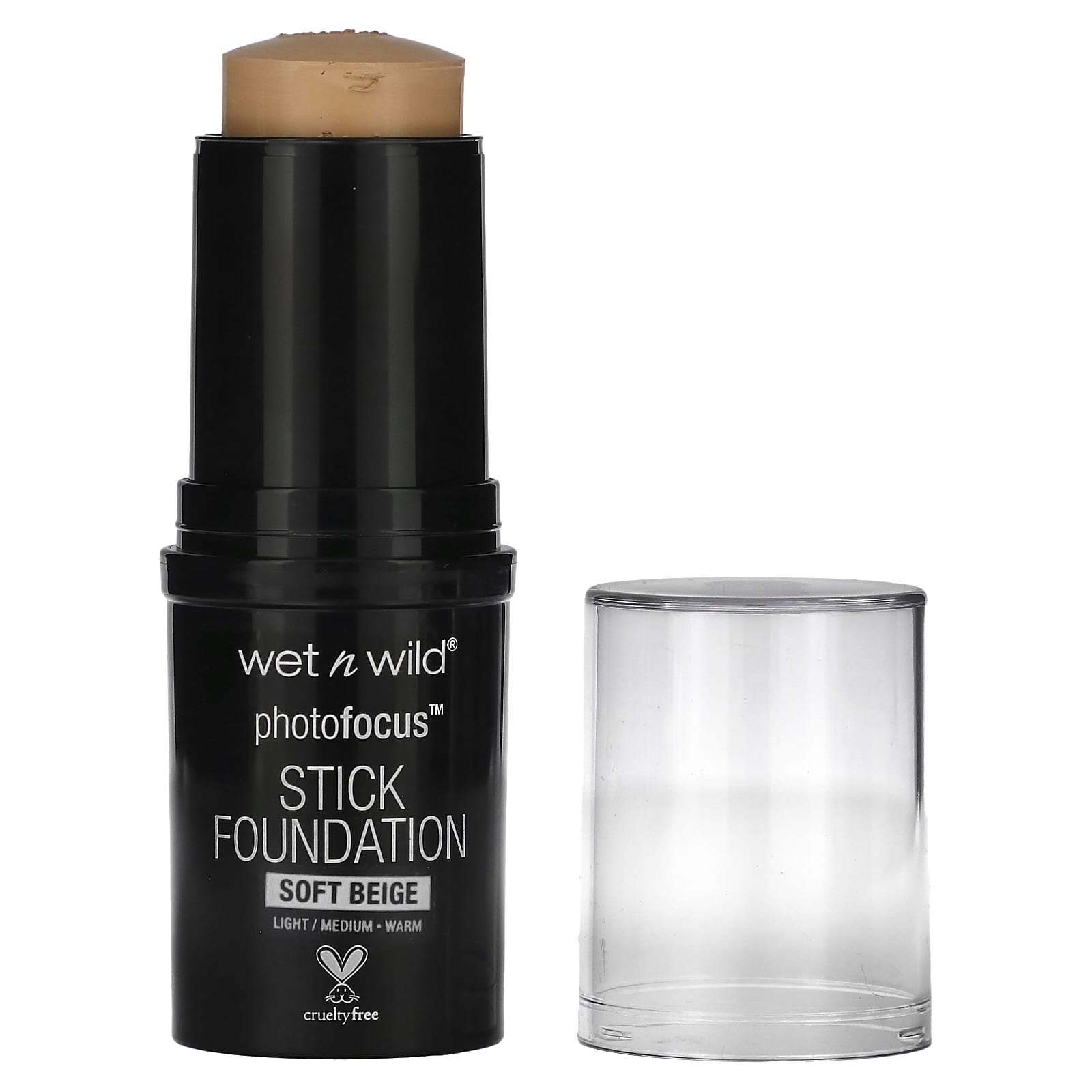 wet n wild, PhotoFocus, Stick Foundation, 854B Soft Beige, 1 Stick - Image 1