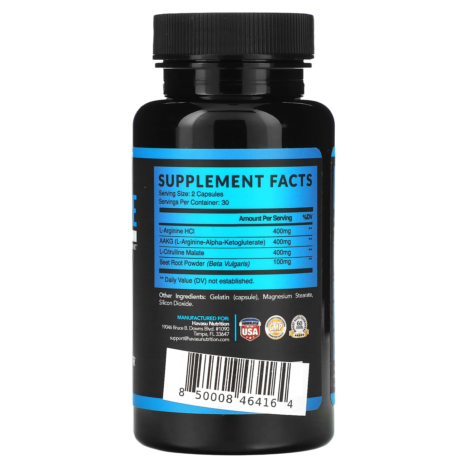 Boost Endurance & Energy with Havasu Nutrition L-Arginine Capsules - Image 2