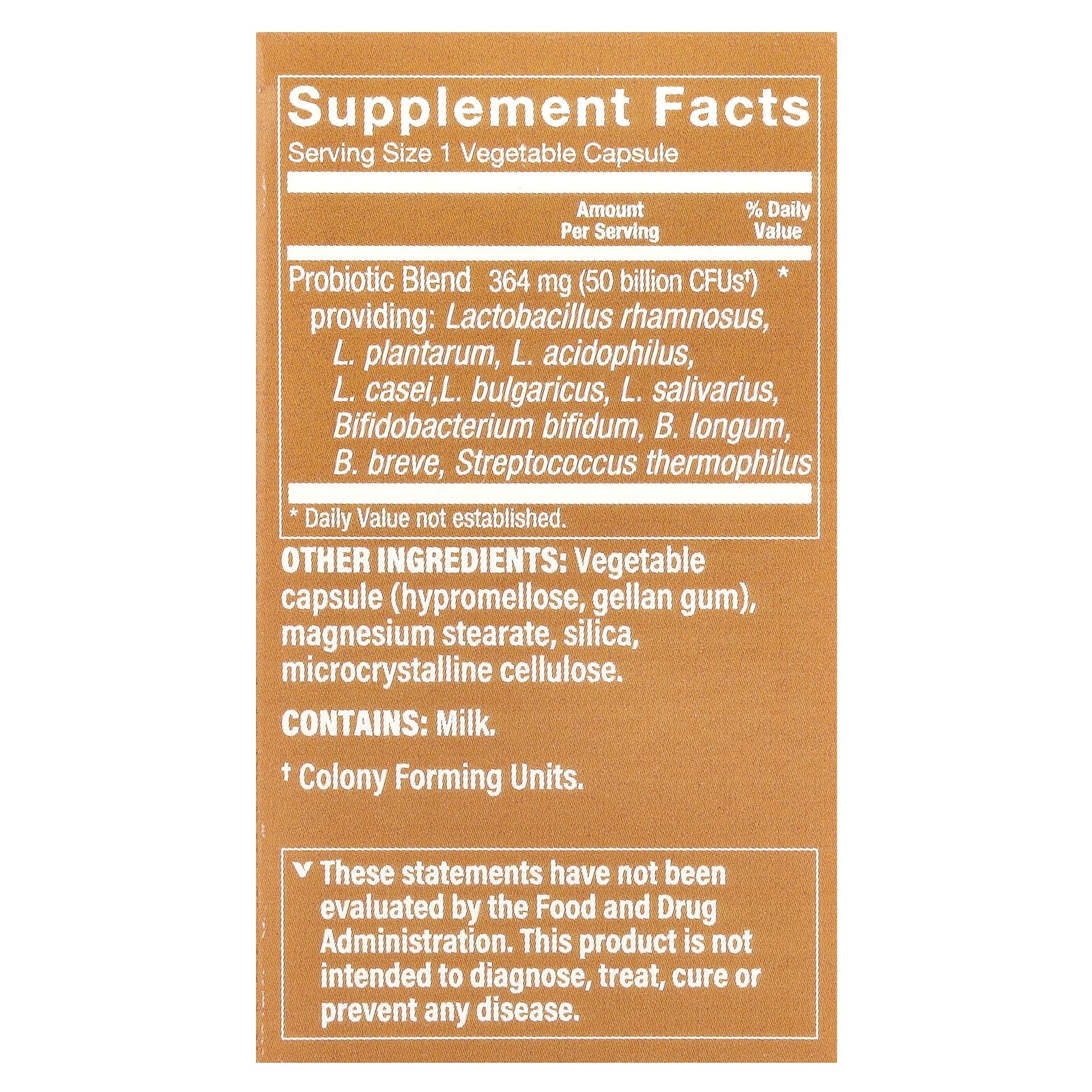 The Vitamin Shoppe, Women's Probiotic, 50 Billion, 30 Vegetable Capsules - Image 2