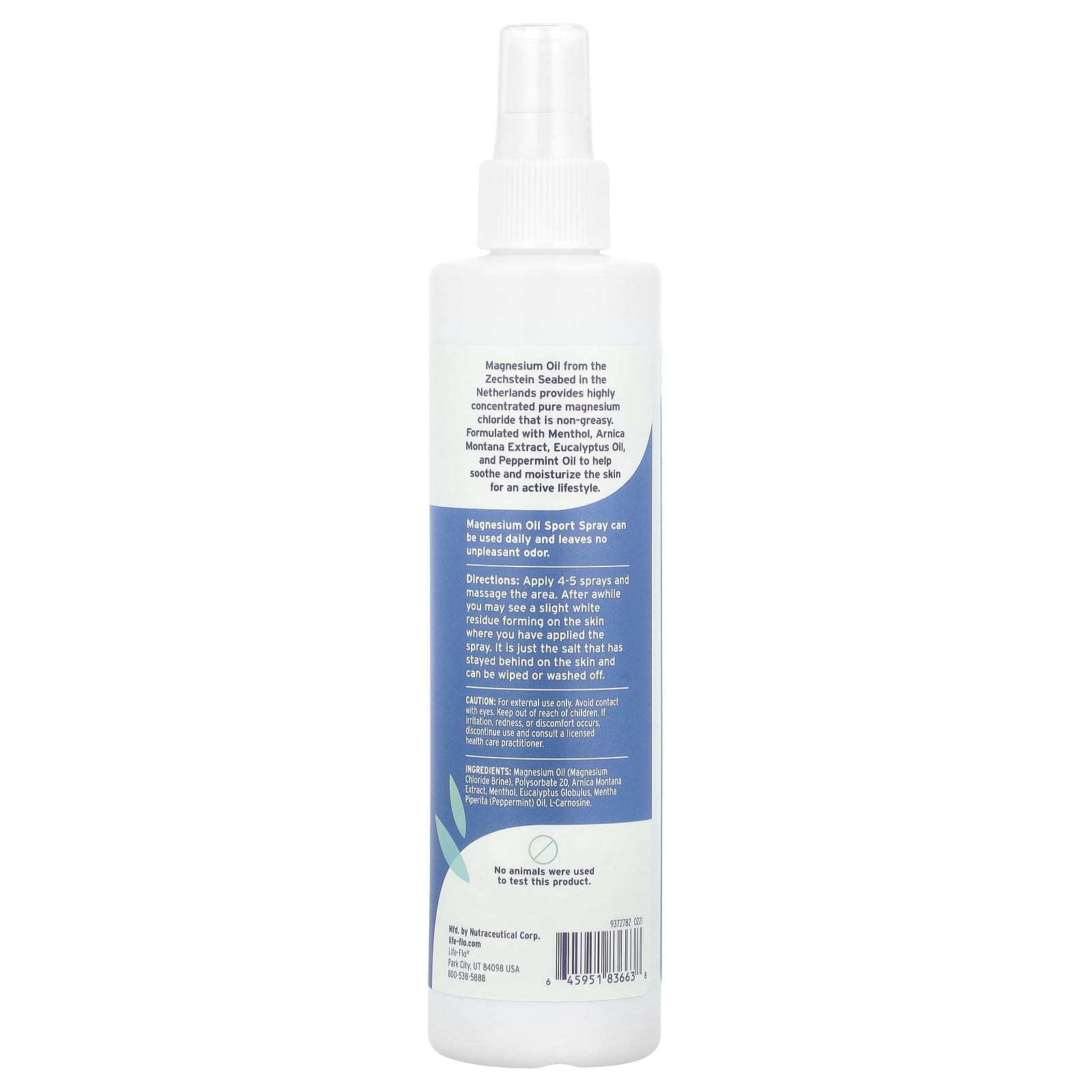 Life-flo, Magnesium Oil Sport Spray, 8 fl oz (237 ml) - Image 2