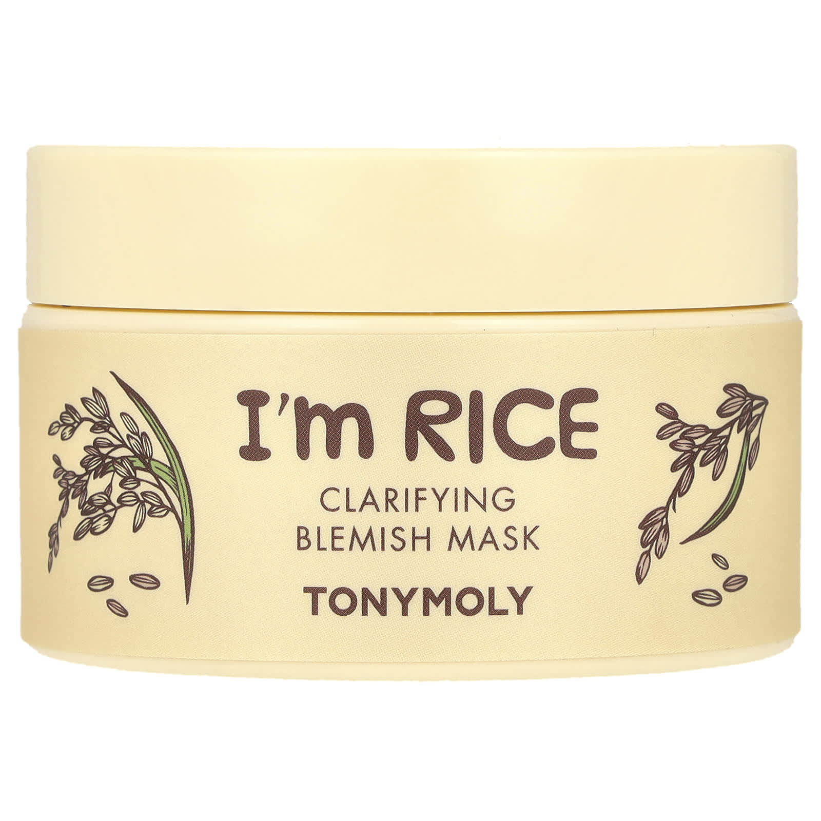 TonyMoly, I'm Rice, Clarifying Blemish Beauty Mask, 3.38 fl oz (100 ml) - Image 1