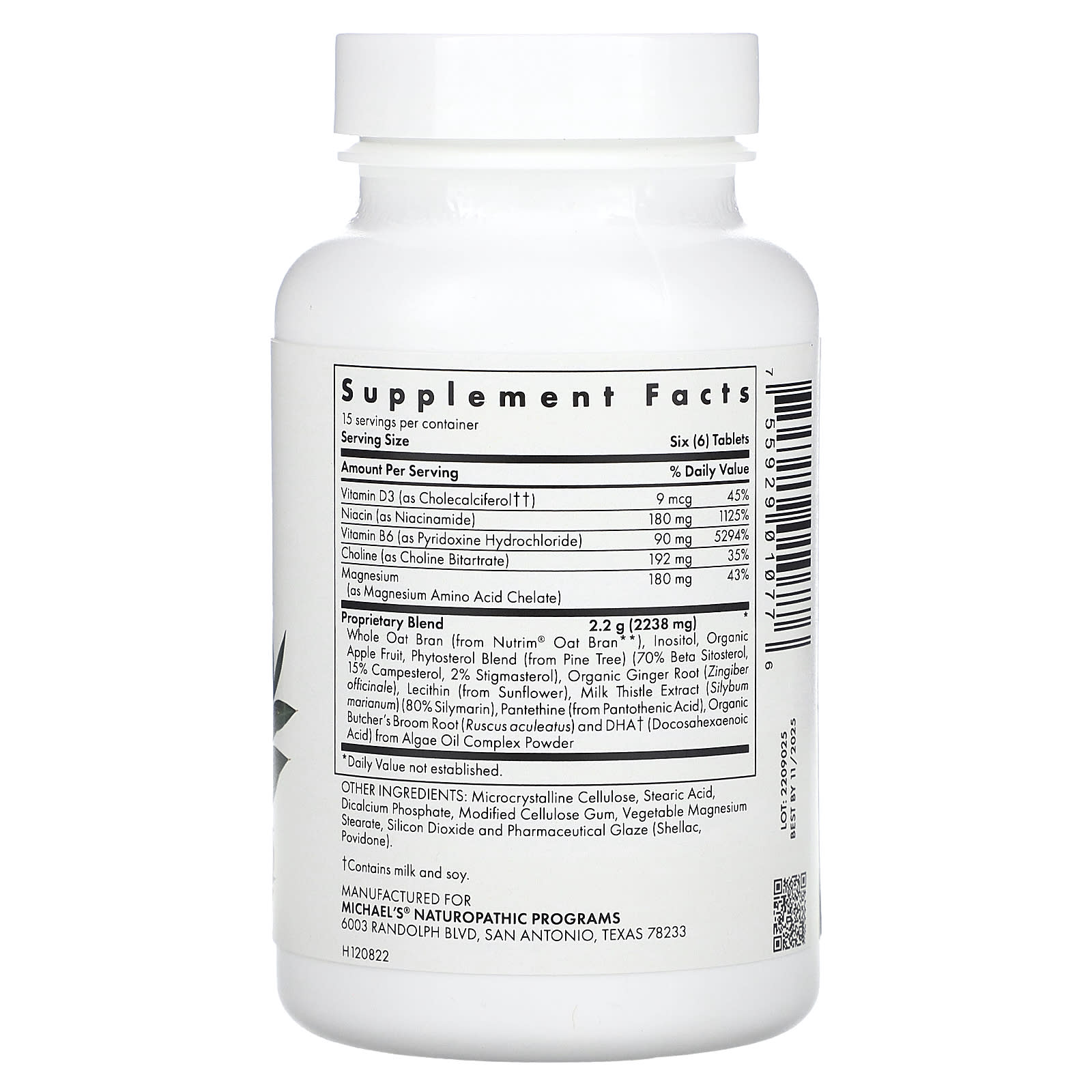 Michael's Health, Cholesterol Metabolism Factors, 90 Tablets - Image 2