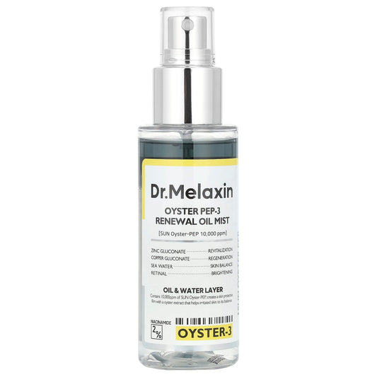 Get Radiant Skin with Dr.Melaxin Oyster Pep-3 Renewal Oil Mist - 3.38 fl oz - Image 1