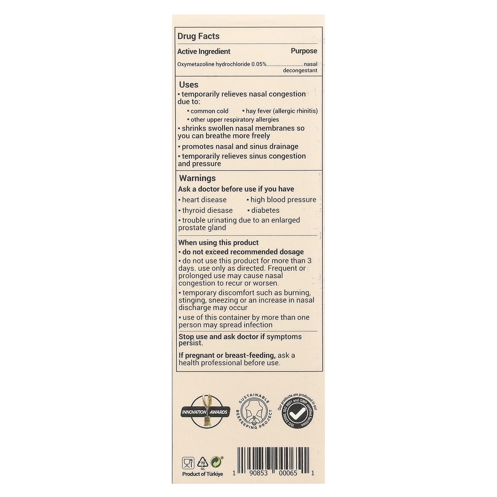 Bee & You Nasal Decongestant Spray - Sinus Relief & Allergy Support - Image 2