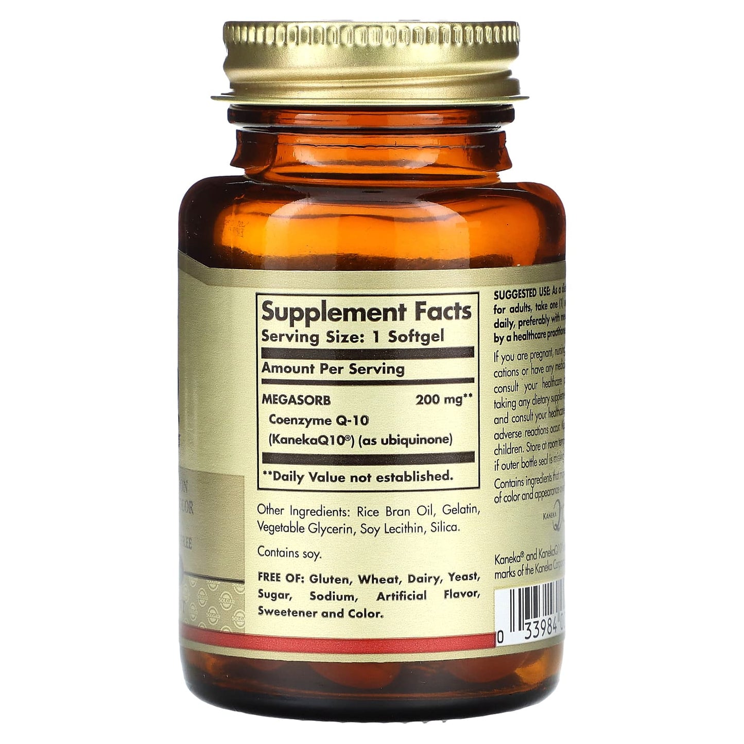 Solgar, Megasorb CoQ-10, 200 mg, 60 Softgels - Image 2