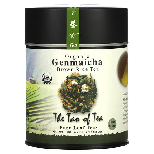 The Tao of Tea, Organic Genmaicha, Brown Rice Tea , 3.5 oz (100 g) - Image 1