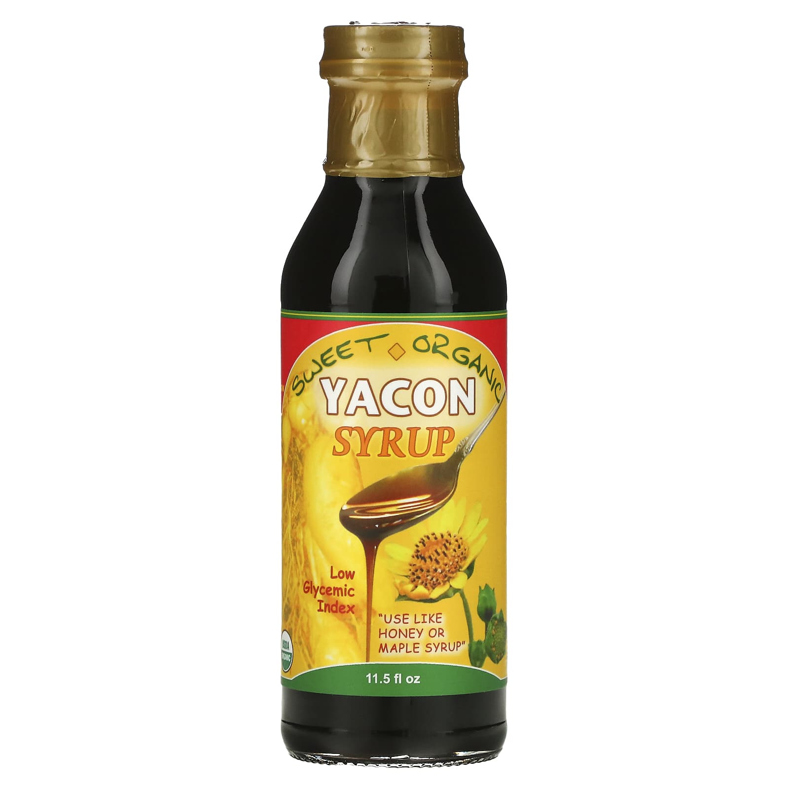 Sweet Organic Yacon Syrup by Amazon Therapeutics - Low Glycemic Index - Image 1