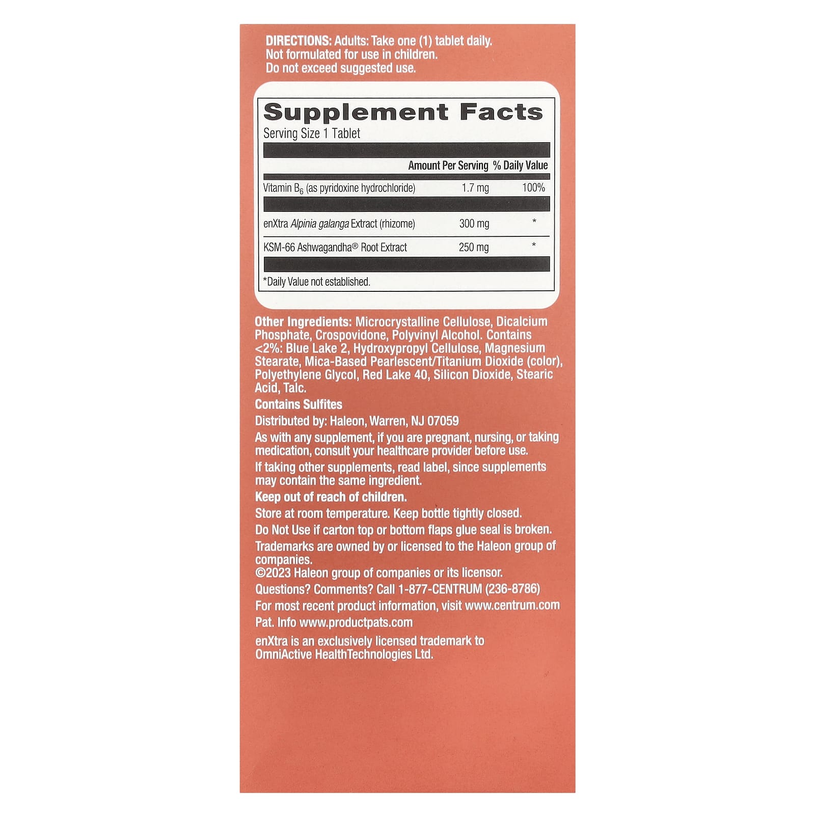Centrum Menopause Support for Clear Mind & Calm Mood, 30 Tablets - Image 2