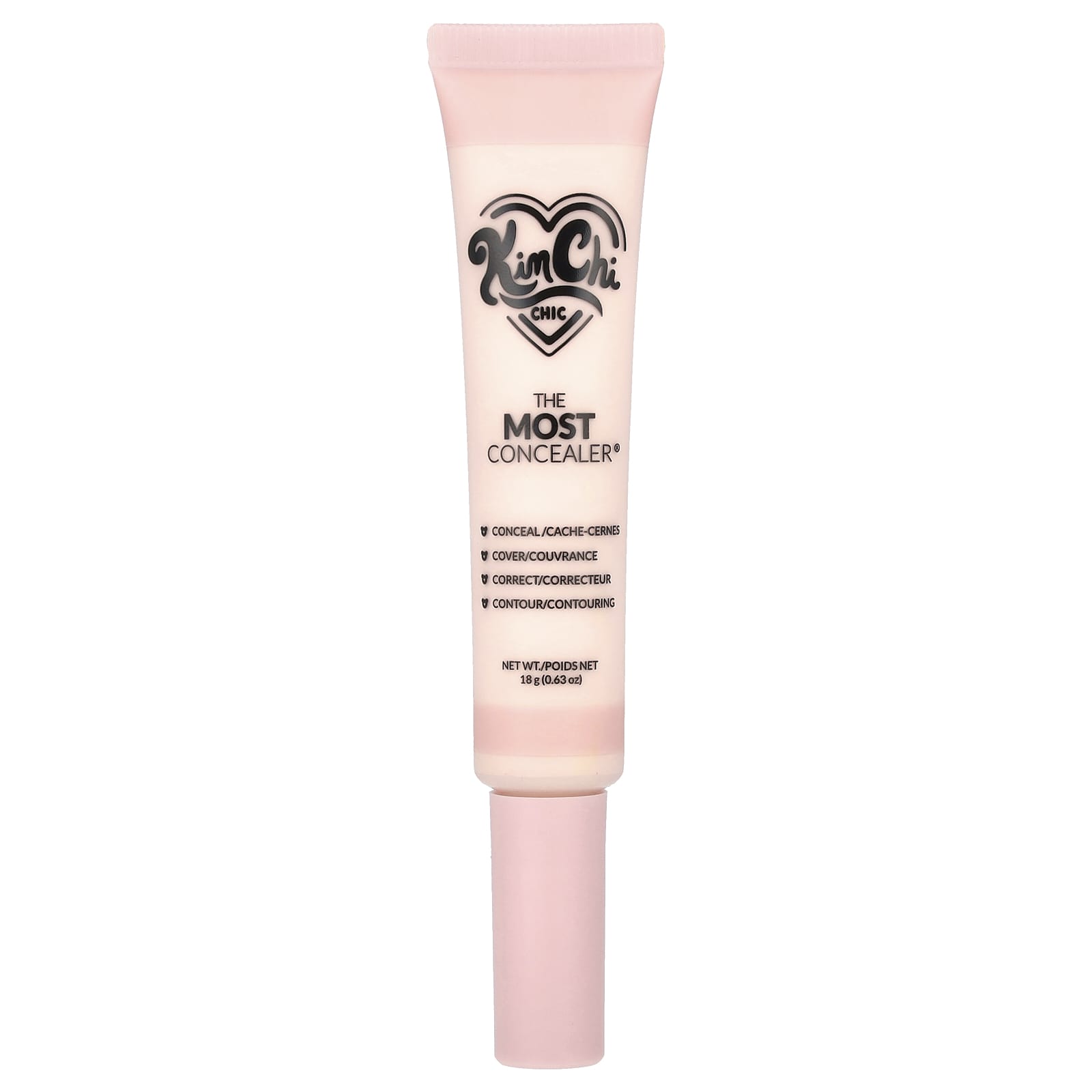 KimChi Chic Beauty, The Most Concealer®, 02 Peachy Ivory, 0.63 oz (18 g) - Image 1