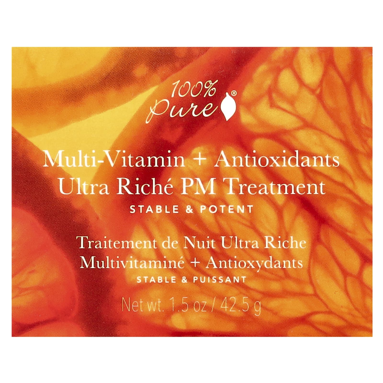 100% Pure Ultra Riché PM Treatment with Multi-Vitamins and Antioxidants, 1.5 oz - Image 2