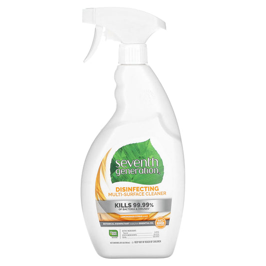 Seventh Generation, Disinfecting Multi-Surface Cleaner, Lemongrass Citrus, 26 fl oz (768 ml) - Image 1
