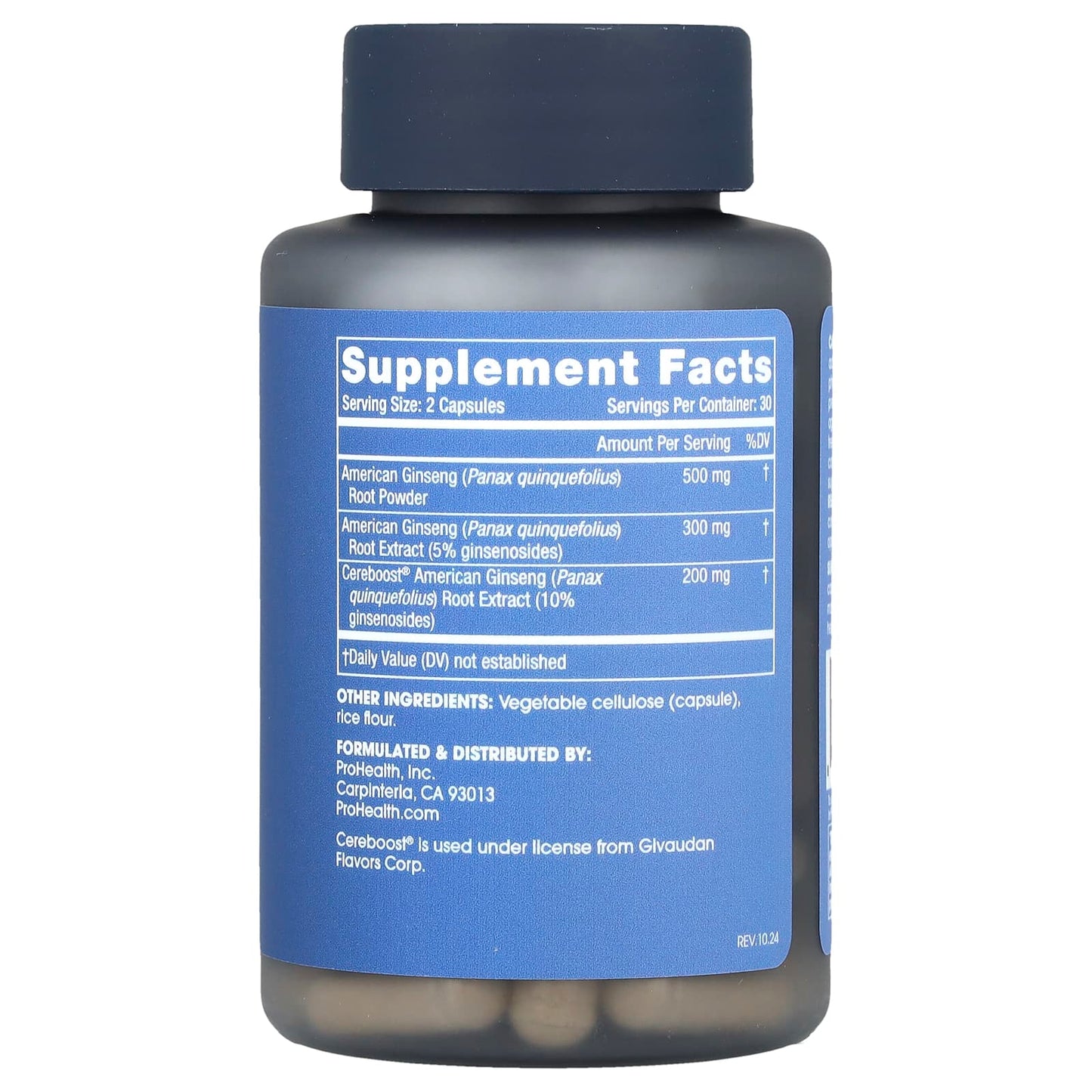 ProHealth Longevity, Full Spectrum Ginseng, 60 Capsules - Image 2