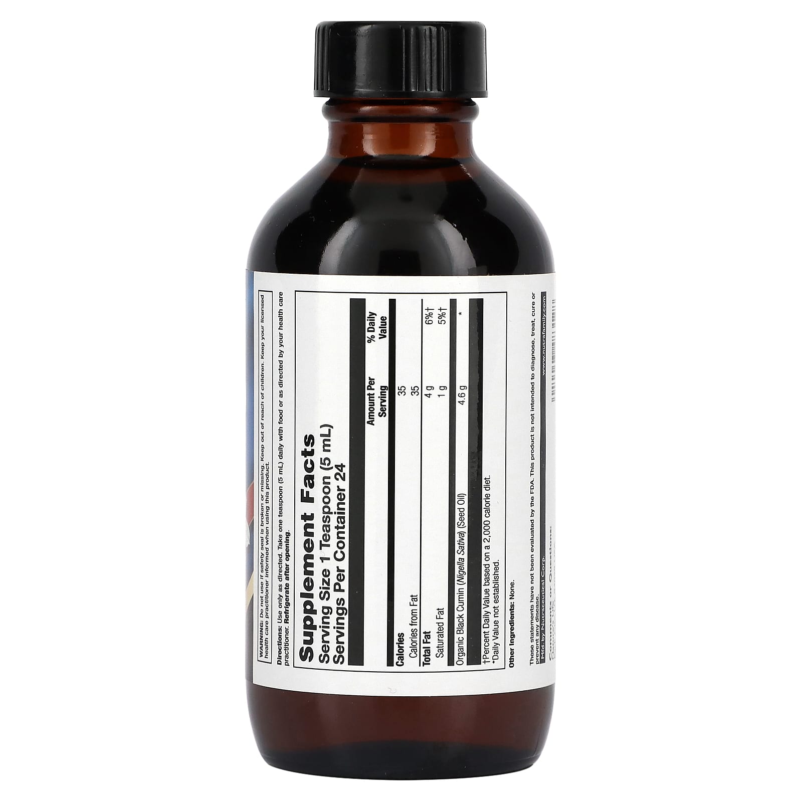 Nature's Life, Black Seed Oil, 4 fl oz (118 ml) - Image 2