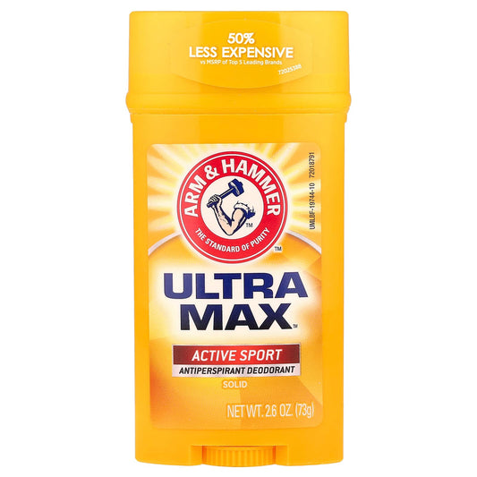 Arm & Hammer Ultra Max Antiperspirant Deodorant for Active Sport - Image 1