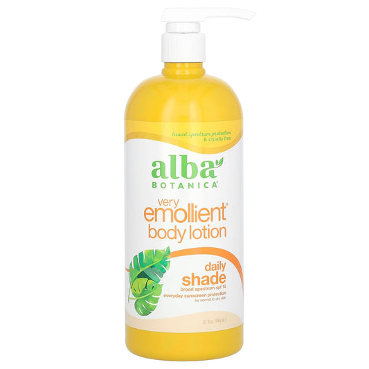 Alba Botanica Very Emollient Body Lotion with Daily SPF 15 - Image 1