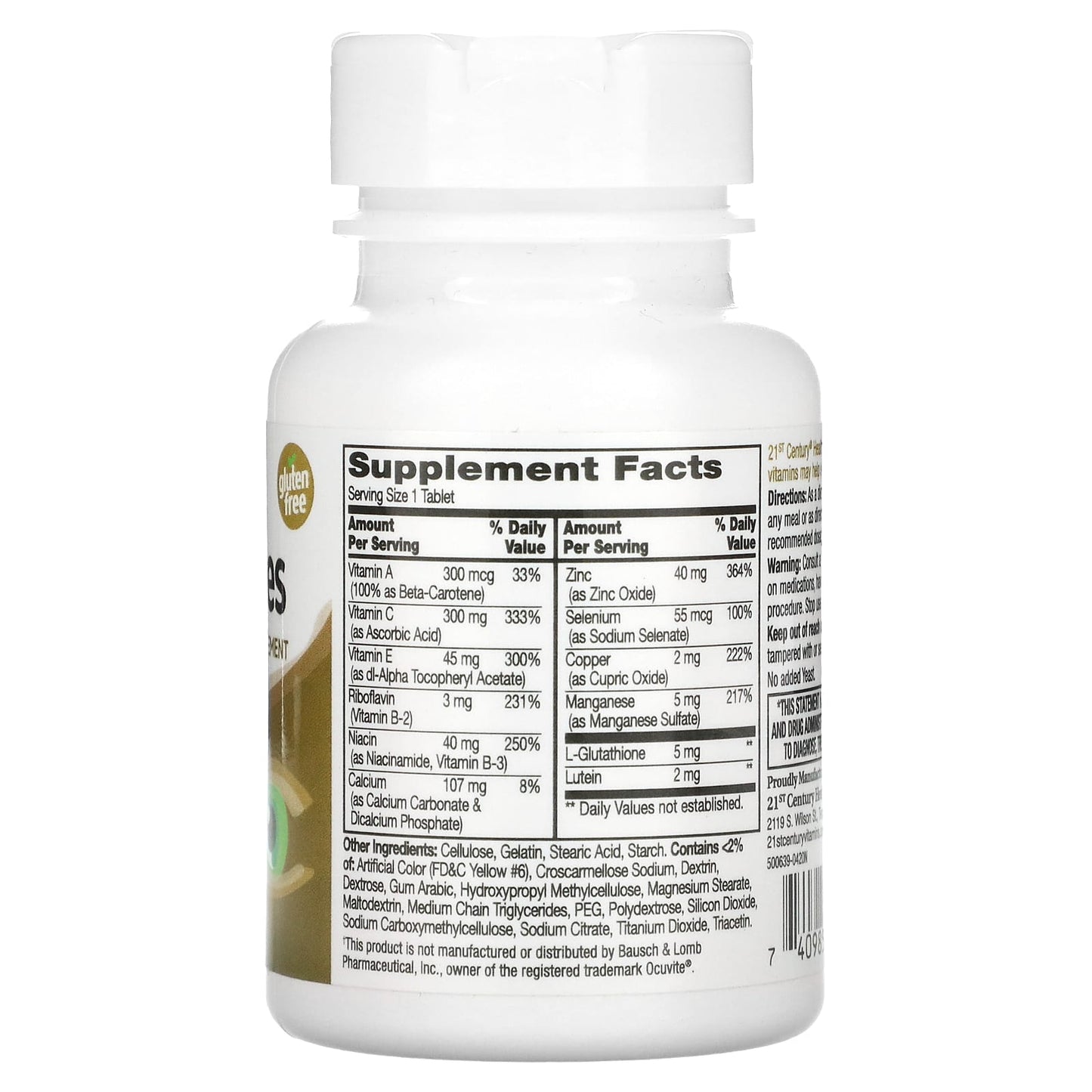 Support Healthy Eyes with 21st Century's Antioxidant Formula - Image 2