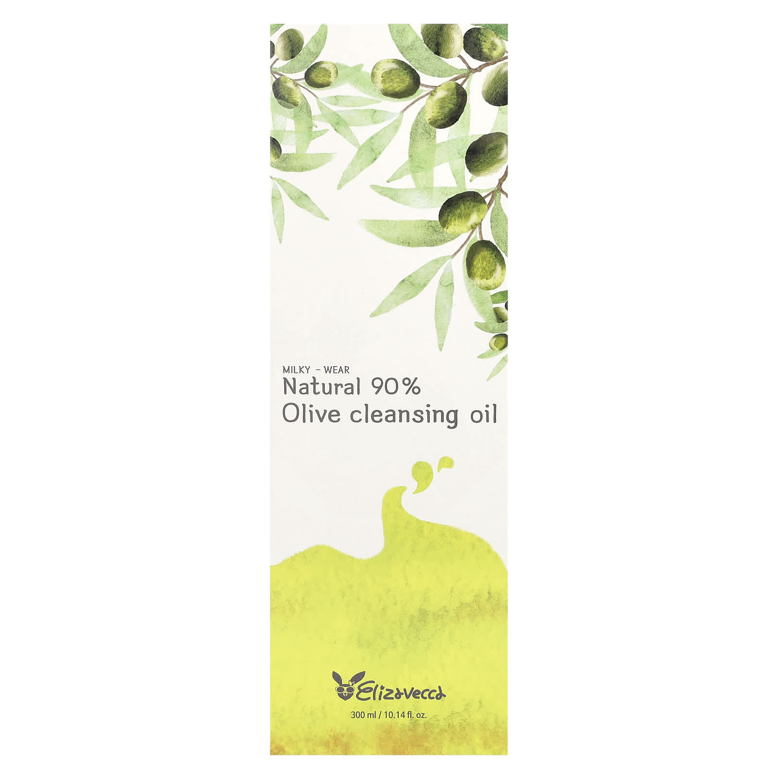 Elizavecca Natural Olive Cleansing Oil for Sensitive Skin, 300ml - Image 2