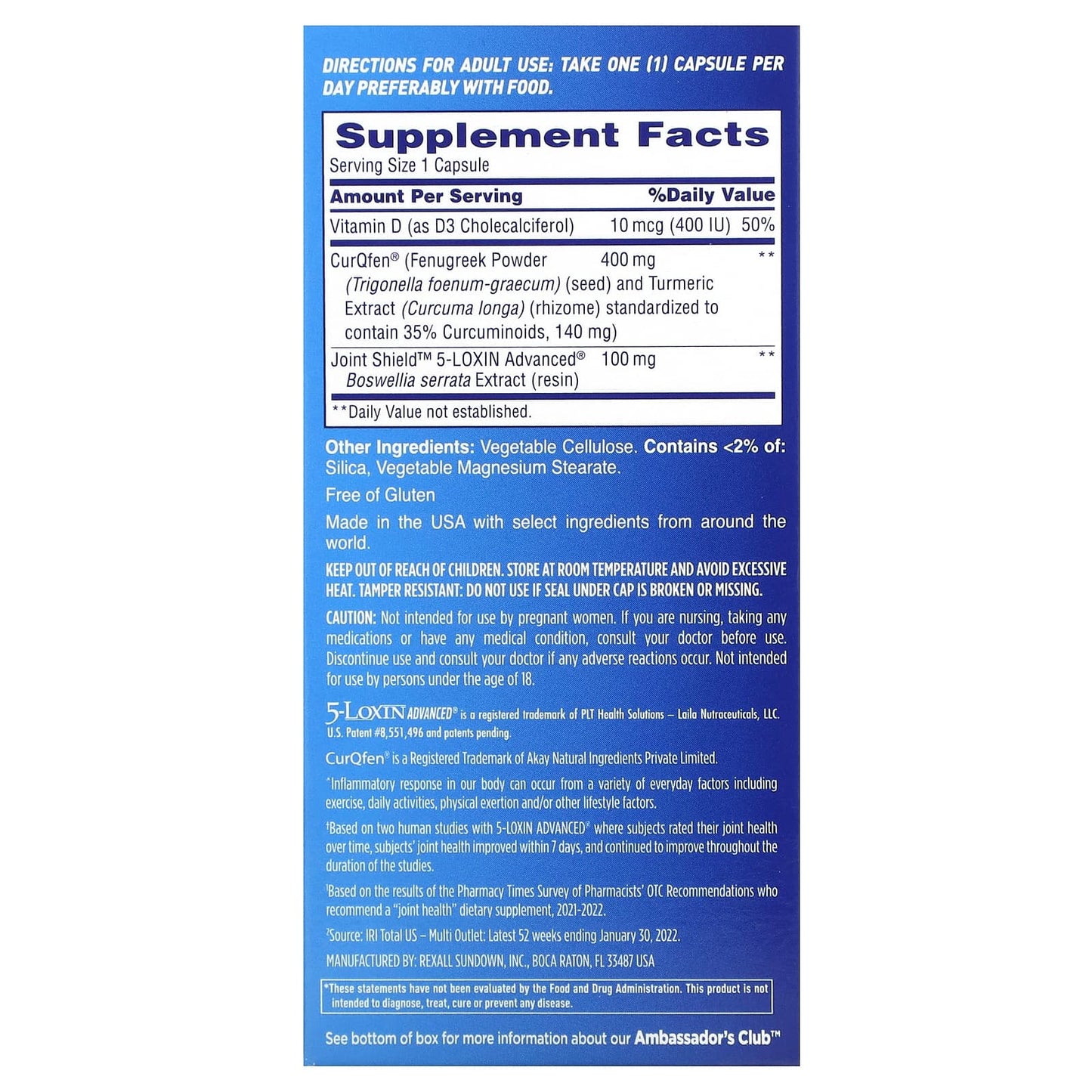 Osteo Bi-Flex, One Per Day Inflammatory Response, 30 Capsules - Image 2