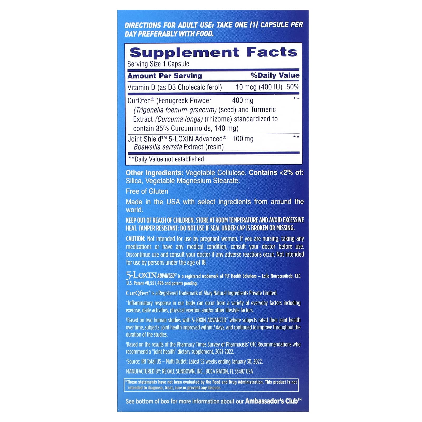 Osteo Bi-Flex, One Per Day Inflammatory Response, 30 Capsules - Image 2