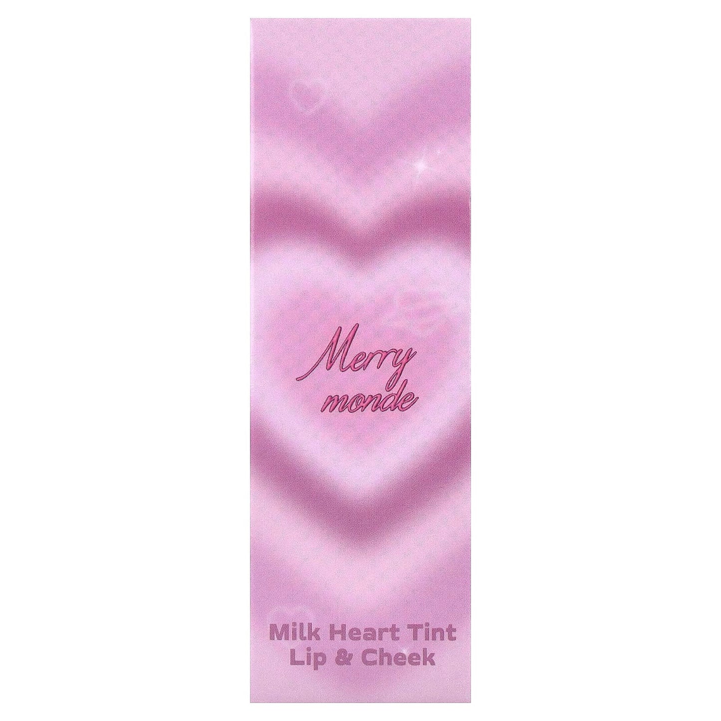 Merrymonde, Milk Heart Tint, Lip & Cheek, 03 Mute Milk, 5 g - Image 2