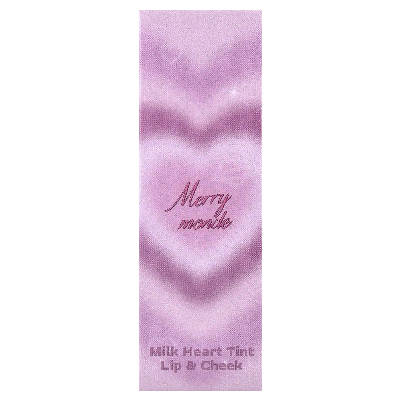 Merrymonde, Milk Heart Tint, Lip & Cheek, 03 Mute Milk, 5 g - Image 2