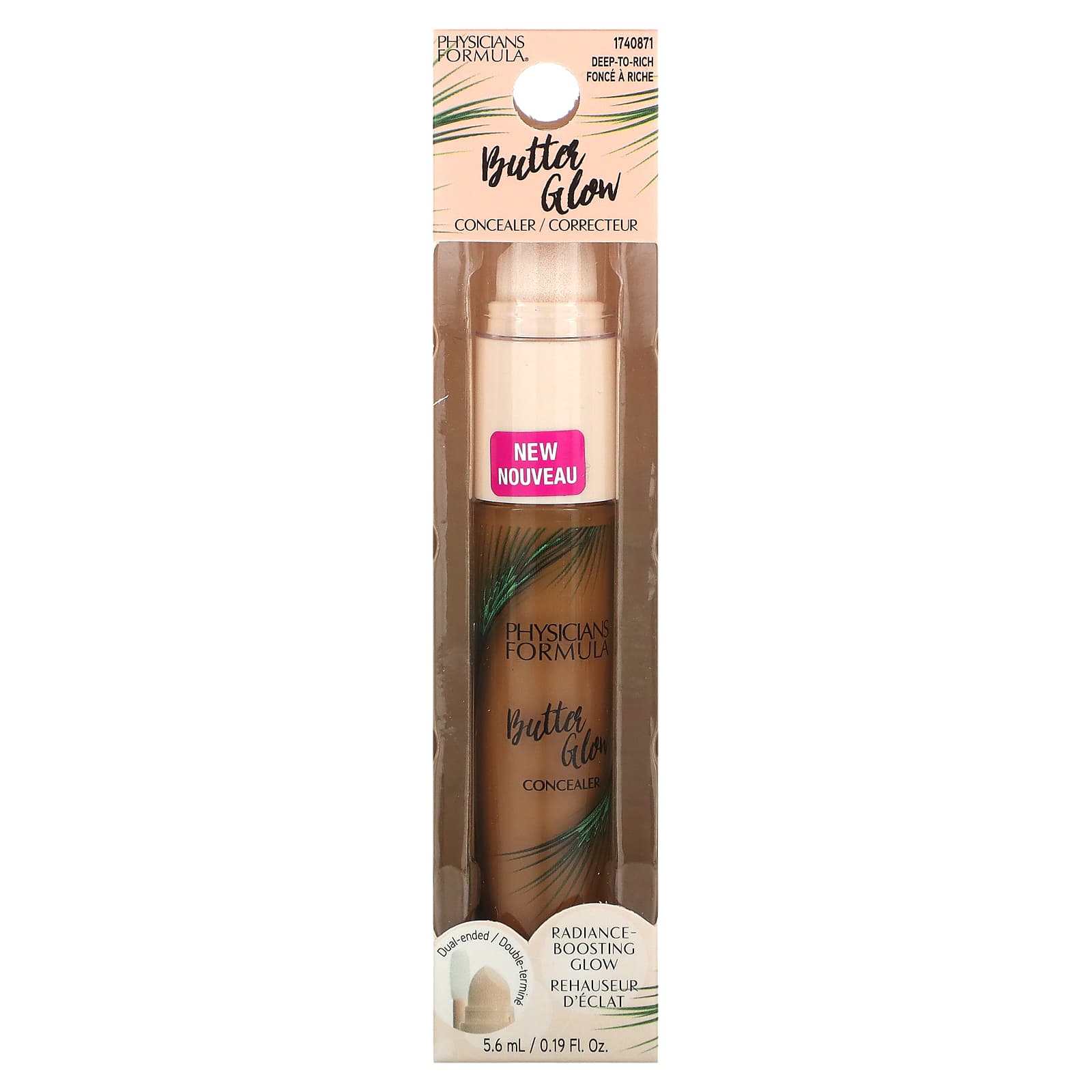 Physicians Formula, Butter Glow Concealer, 1740871 Deep-To-Rich, 0.19 fl oz (5.6 ml) - Image 2