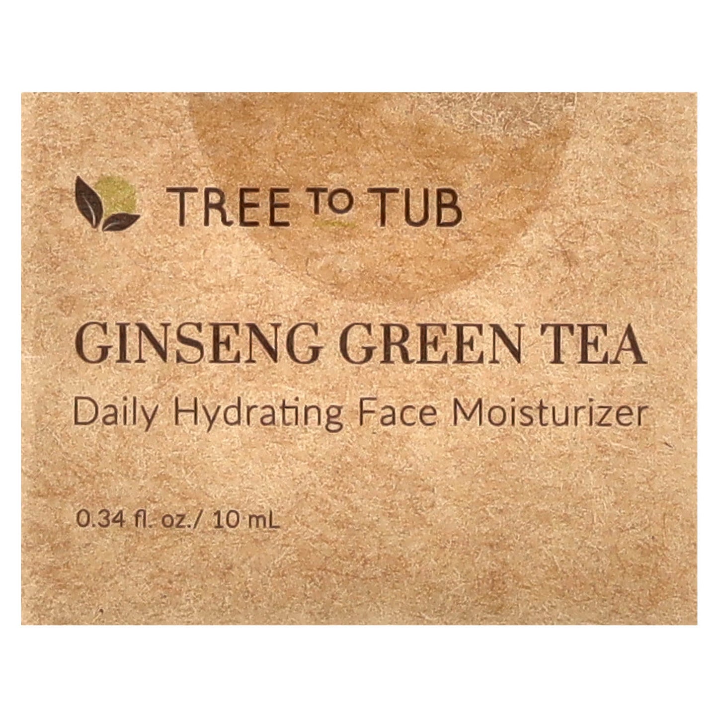 Tree To Tub, Ginseng Green Tea, Daily Hydrating Face Moisturizer, 0.34 fl oz (10 ml) - Image 2