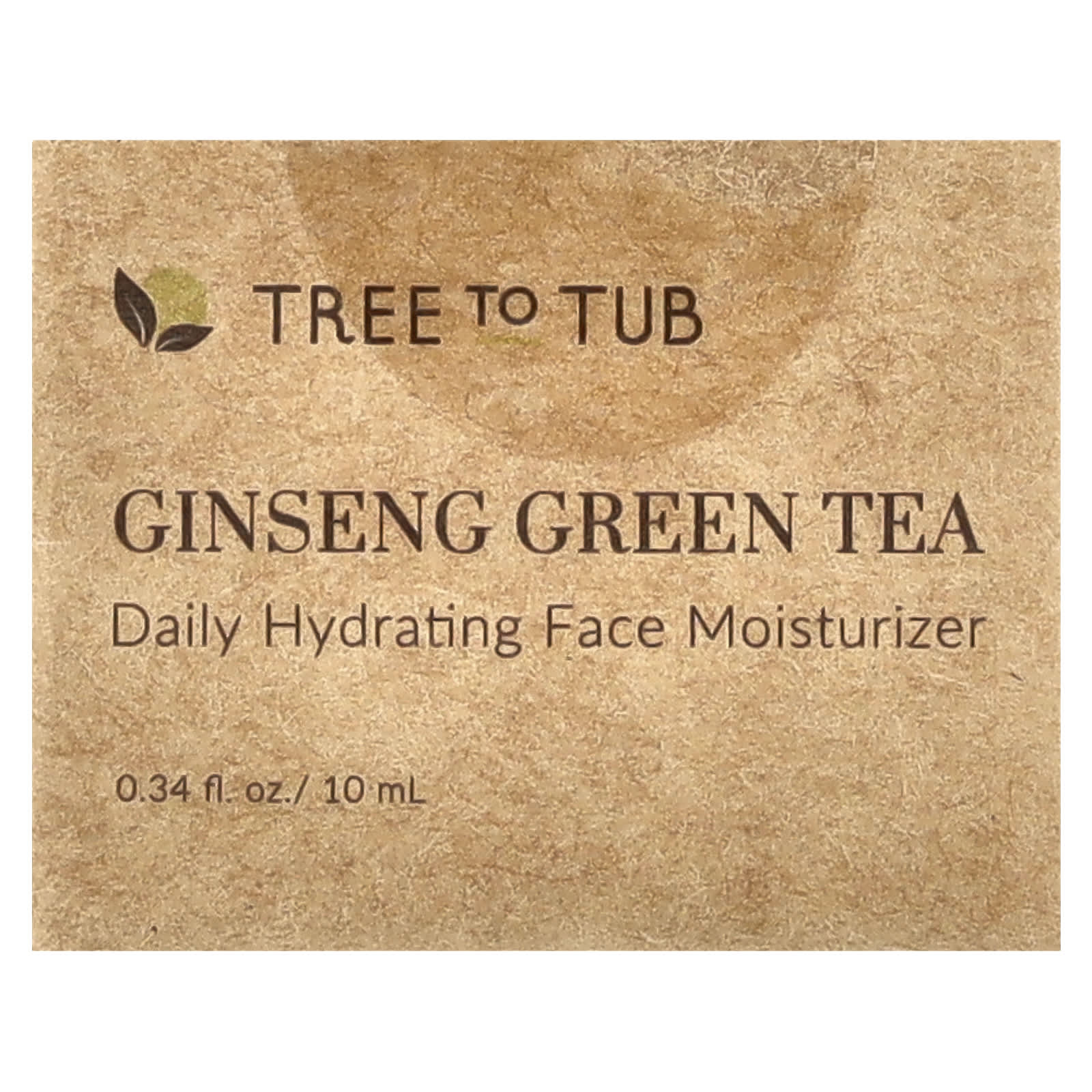 Tree To Tub, Ginseng Green Tea, Daily Hydrating Face Moisturizer, 0.34 fl oz (10 ml) - Image 2