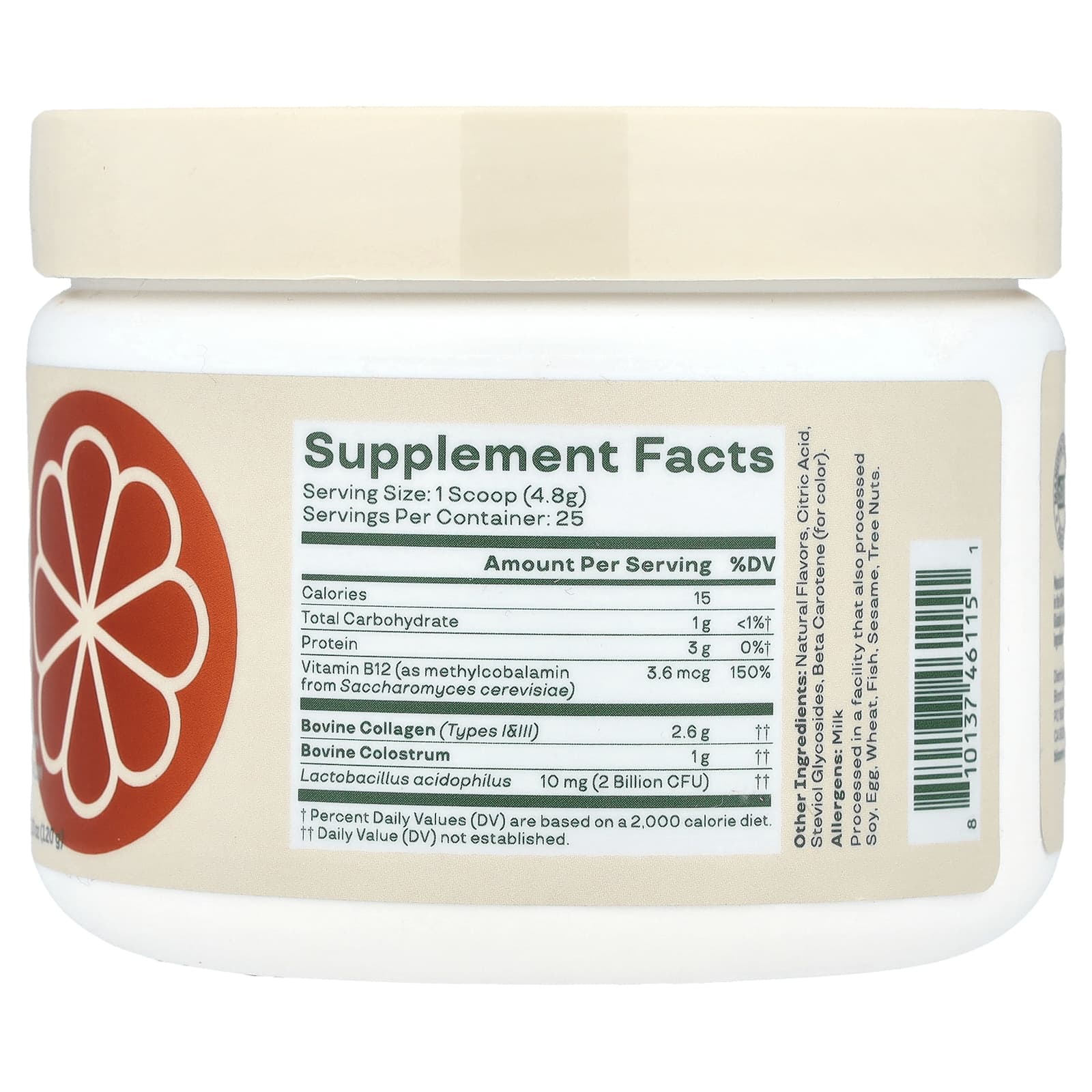 Boost Gut Health & Immunity with Bloom's Orange Cream Colostrum & Collagen Peptides - Image 2