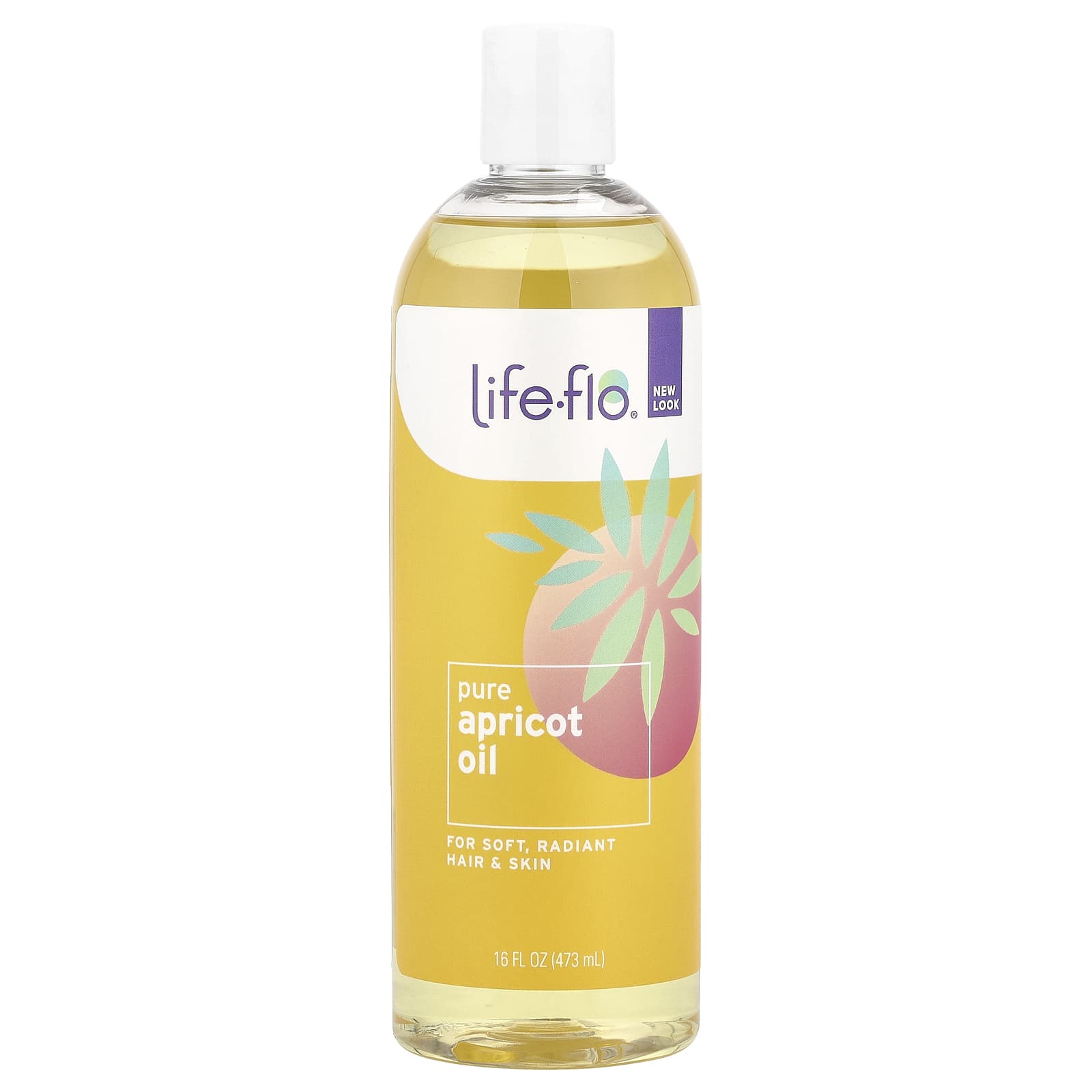 Life-flo, Pure Apricot Oil, 16 fl oz (473 ml) - Image 1