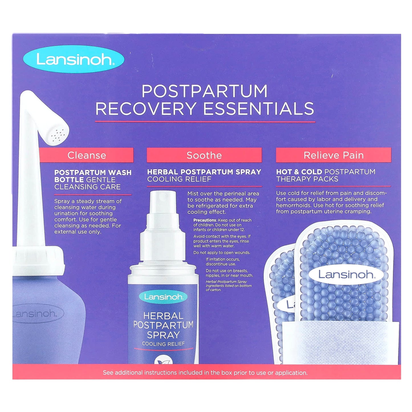Lansinoh, Postpartum Recovery Essentials, 16 Piece Set - Image 2