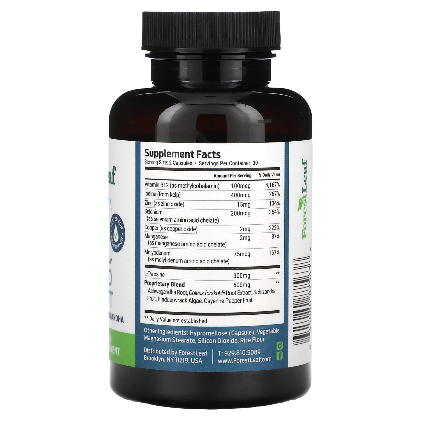 Thyroid Support Capsules | Natural Thyroid Regulation & Metabolism - Image 2