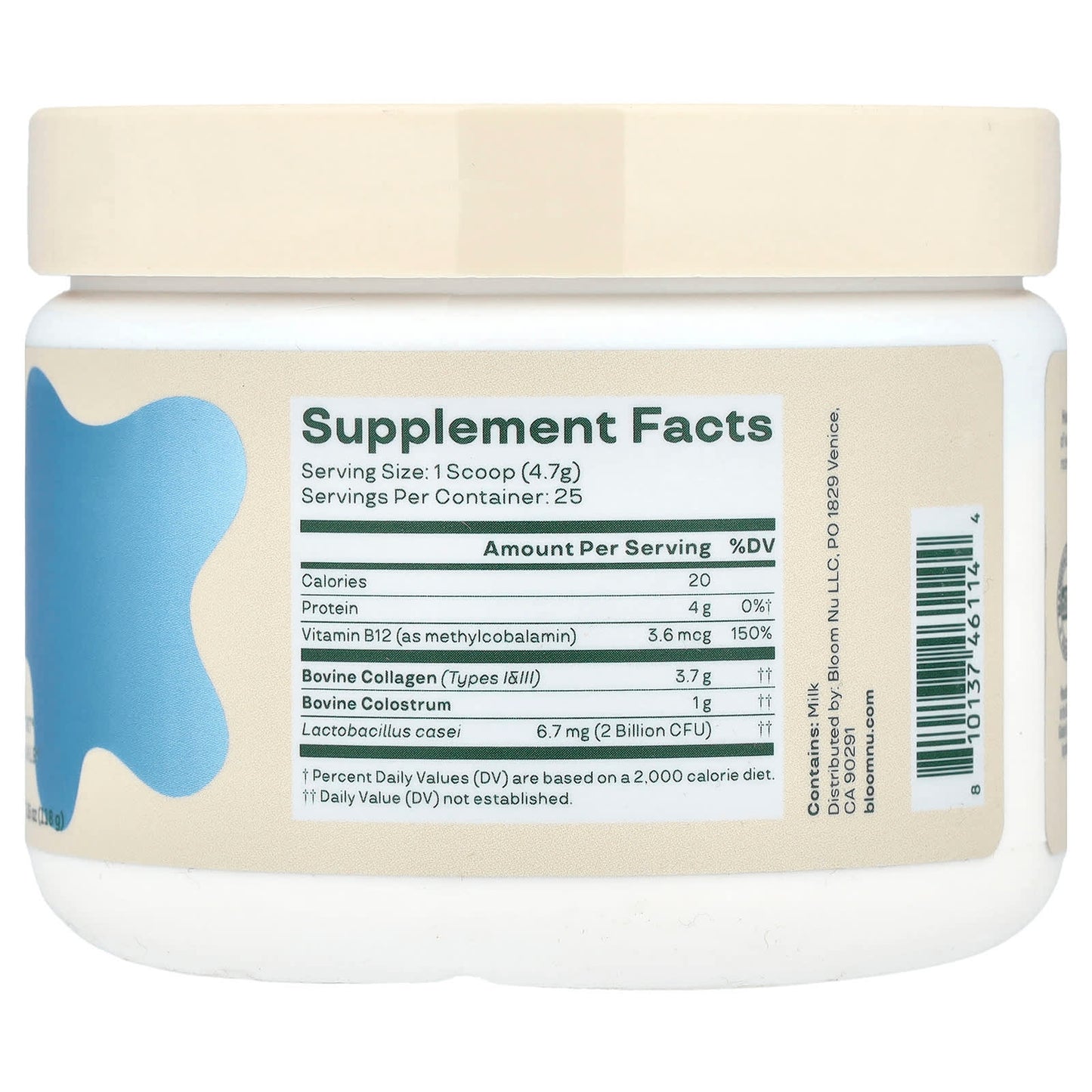 Boost Gut Health with Bloom's Unflavored Colostrum & Collagen - Image 2