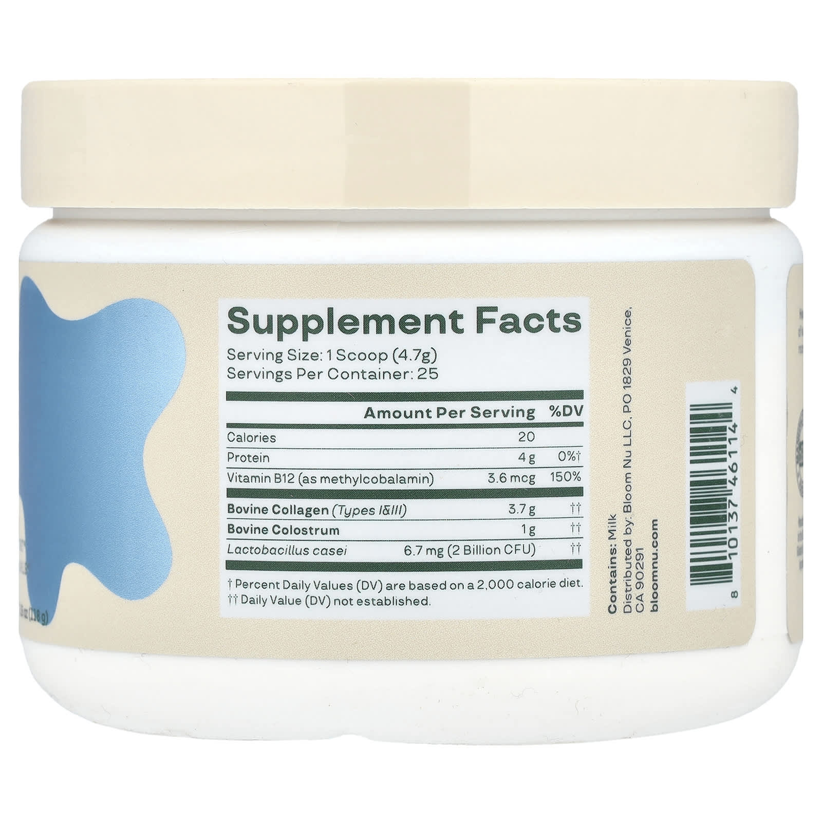 Boost Gut Health with Bloom's Unflavored Colostrum & Collagen - Image 2
