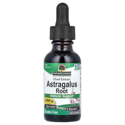 Nature's Answer, Astragalus Root, Fluid Extract, Alcohol-Free, 2,000 mg, 1 fl oz (30 ml) - Image 1