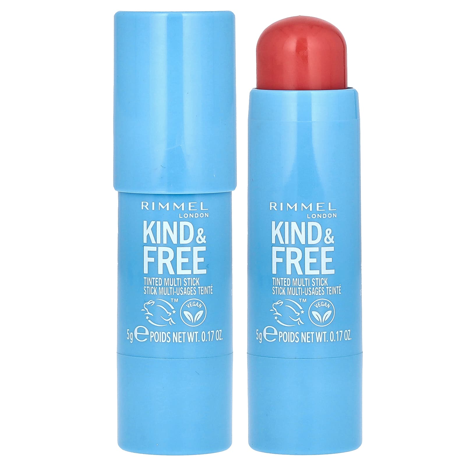 Rimmel London, Kind & Free, Tinted Multi Sick, 001 Caramel Dusk, 0.17 oz (5 g) - Image 1