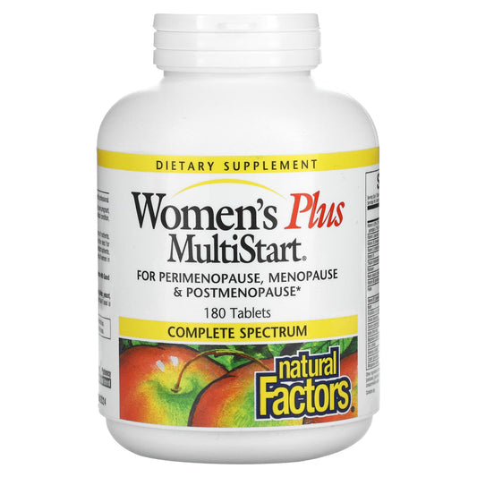 Natural Factors, Women's Plus MultiStart, 180 Tablets - Image 1