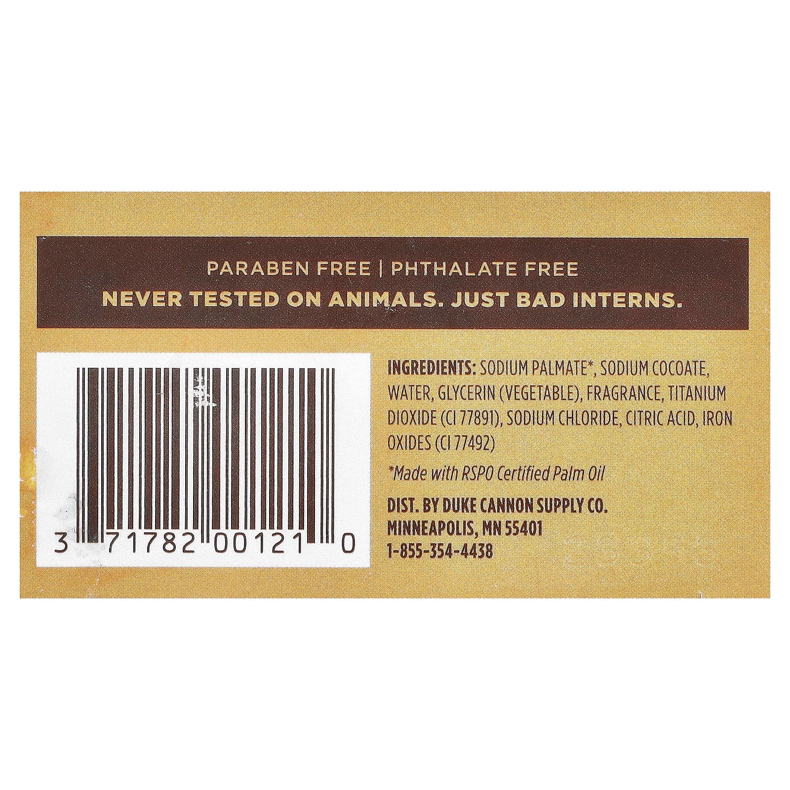 Duke Cannon Big Brick Bar Soap | American-Made, Paraben-Free - Image 2