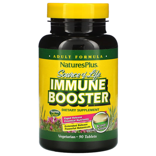 NaturesPlus, Source of Life, Immune Booster, 90 Tablets - Image 1