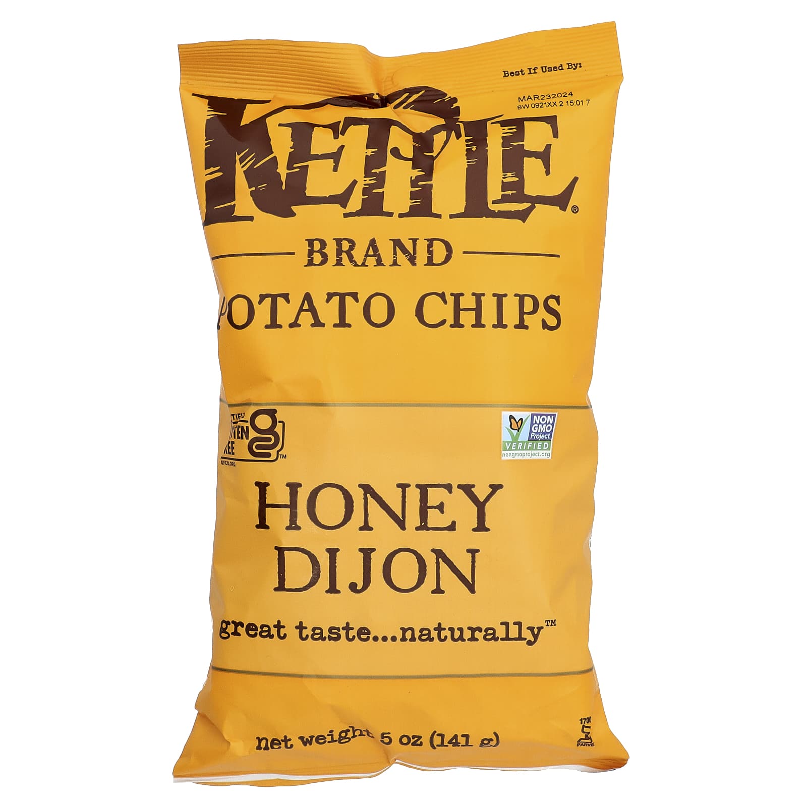 Kettle Foods, Potato Chips, Honey Dijon, 5 oz (141 g) - Image 1