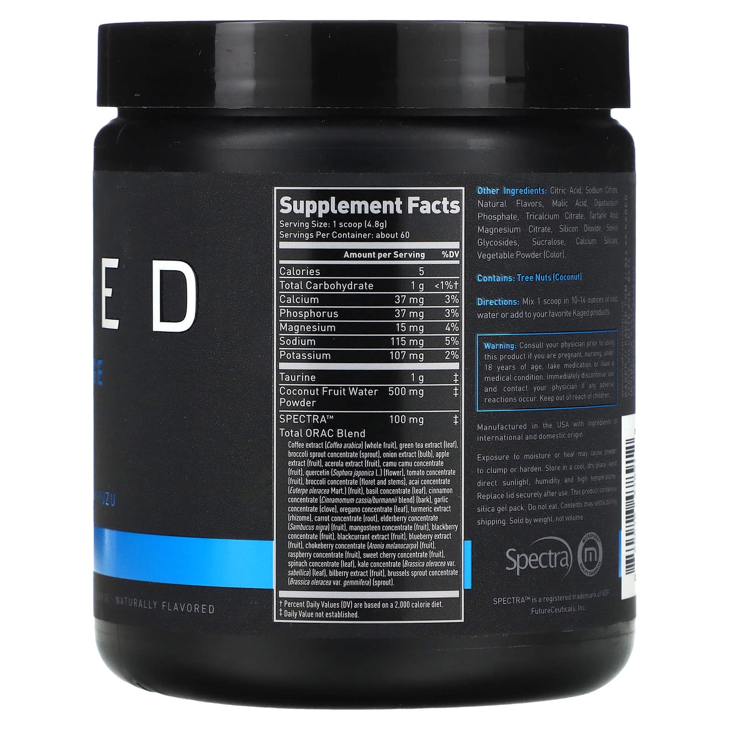 Kaged Hydra-Charge Strawberry Yuzu Electrolyte Supplement - Image 2