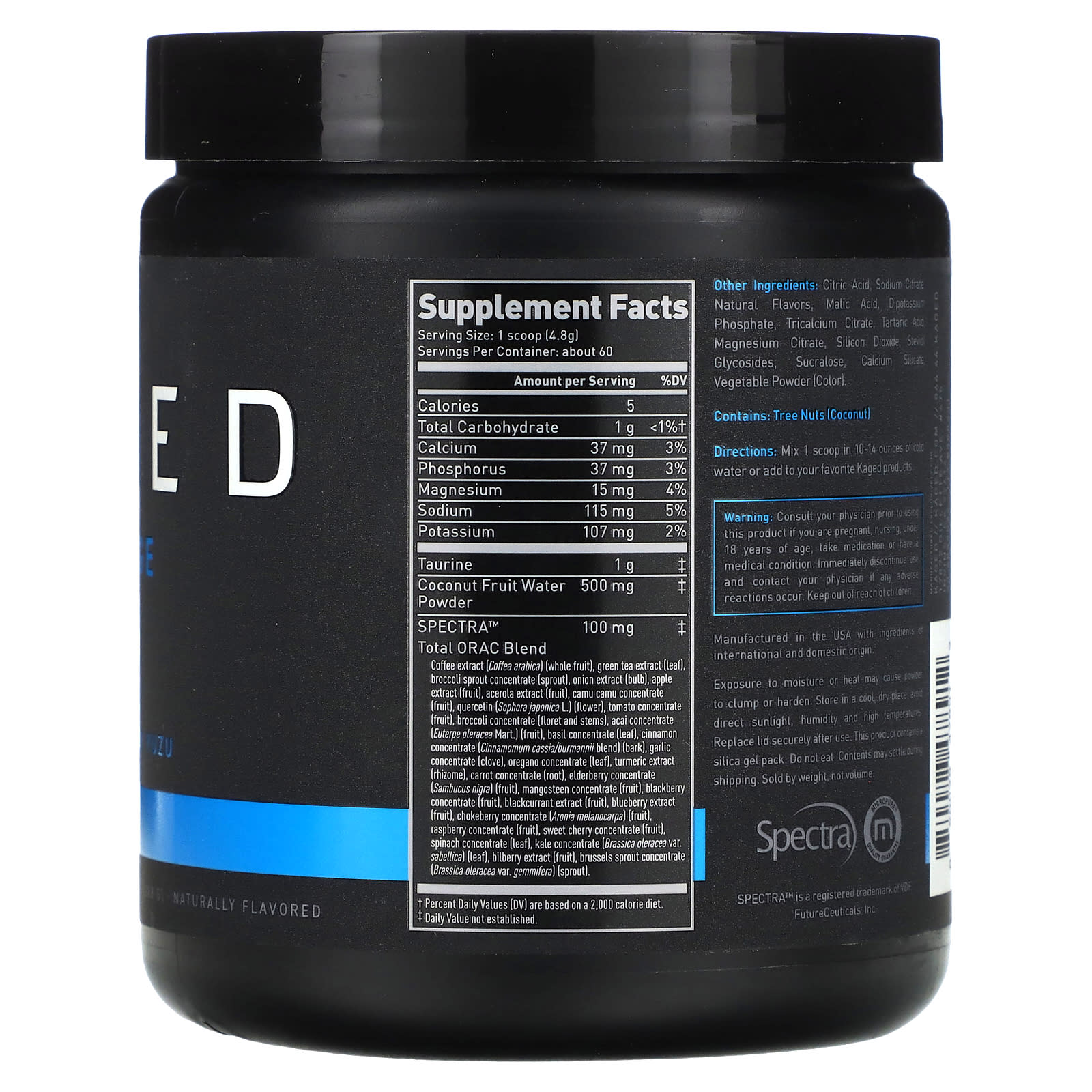 Kaged Hydra-Charge Strawberry Yuzu Electrolyte Supplement - Image 2