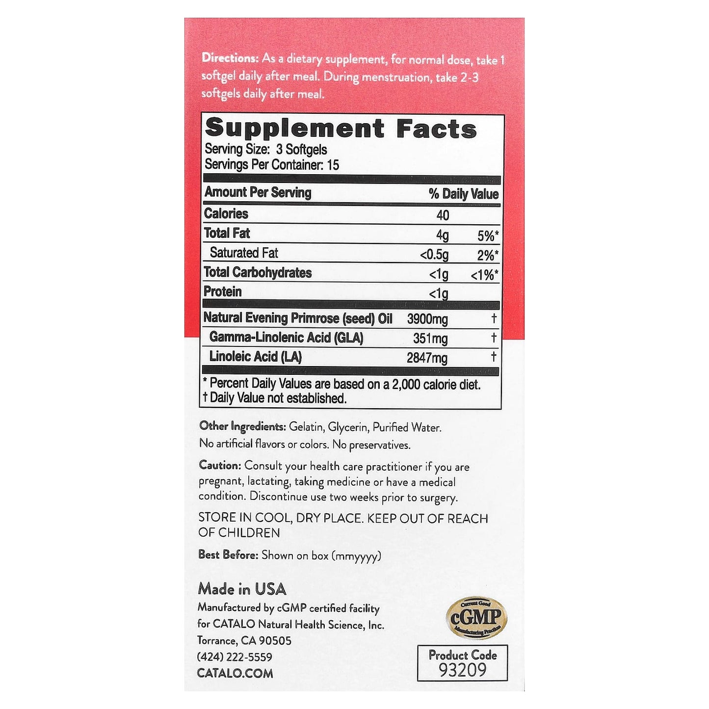 Evening Primrose Oil for Women's Health, Menstrual Relief & Skin Quality - Image 2